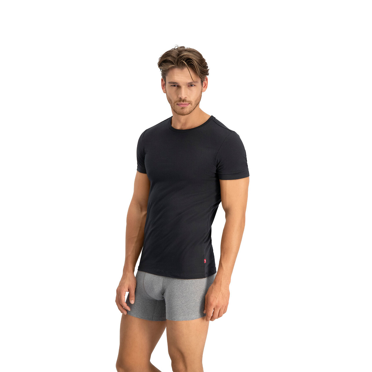 Lot de 2 t-shirts col rond noir + noir, LEVI'S
