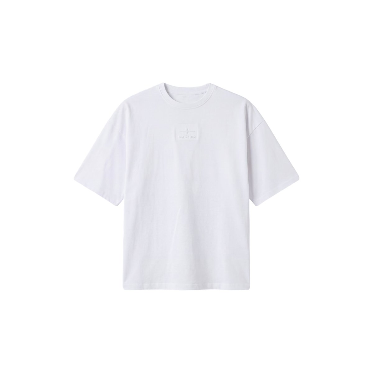 T-shirt à motif embossé blanc, PROJECT X