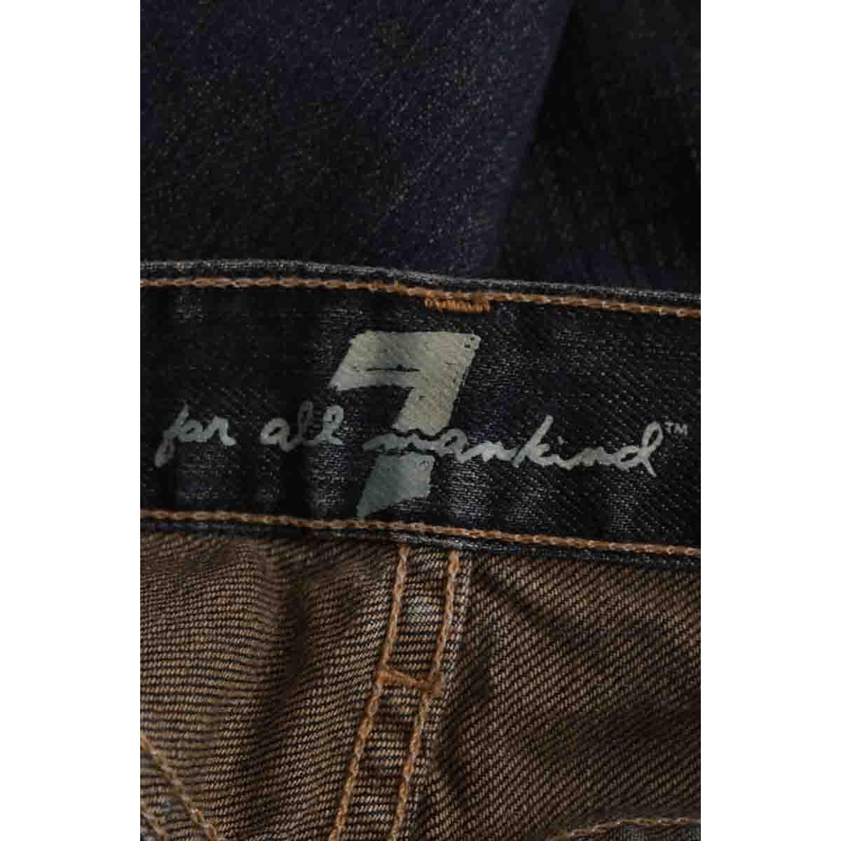 Jean droit - Très Bon État bleu, 7 FOR ALL MANKIND