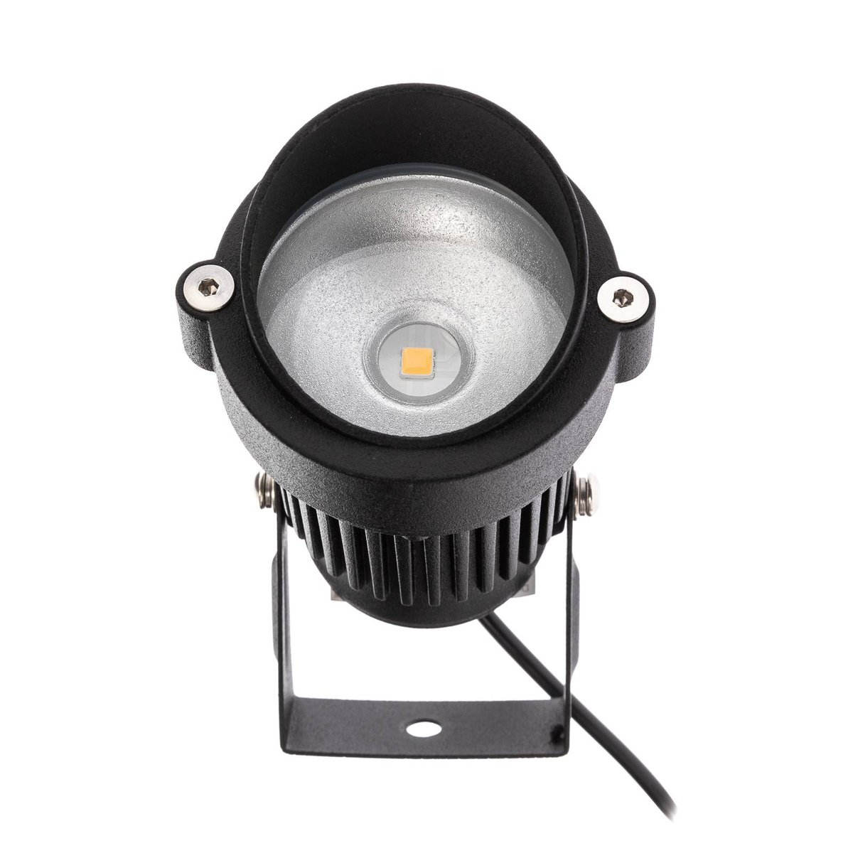 Lampe solaire en aluminium moderneLED noir, transparent, LINDBY