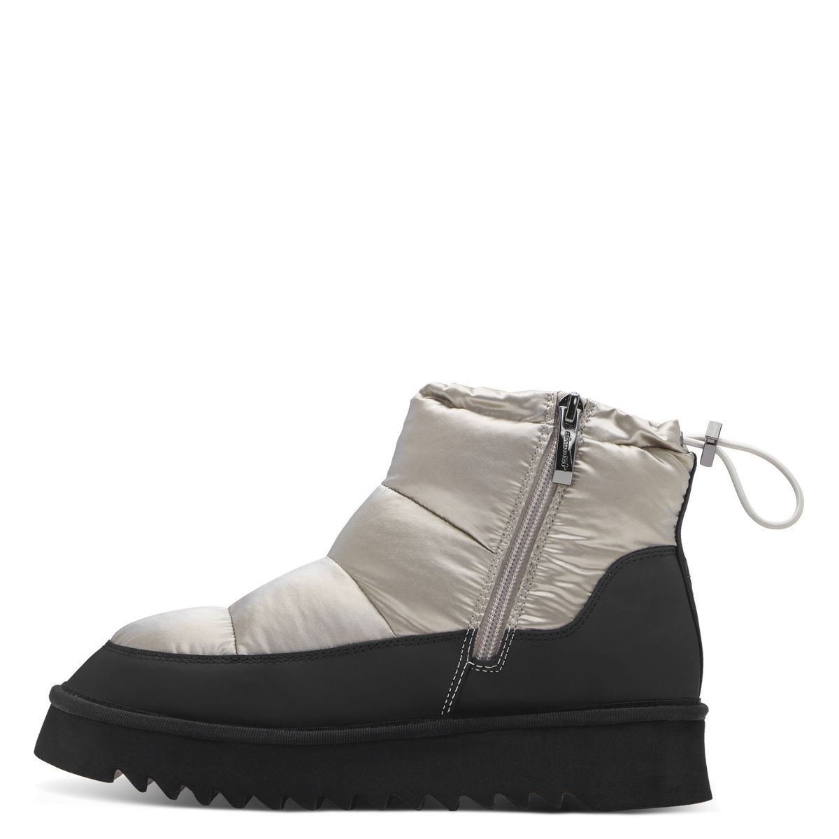 Bottine fourée noir kaki, TAMARIS