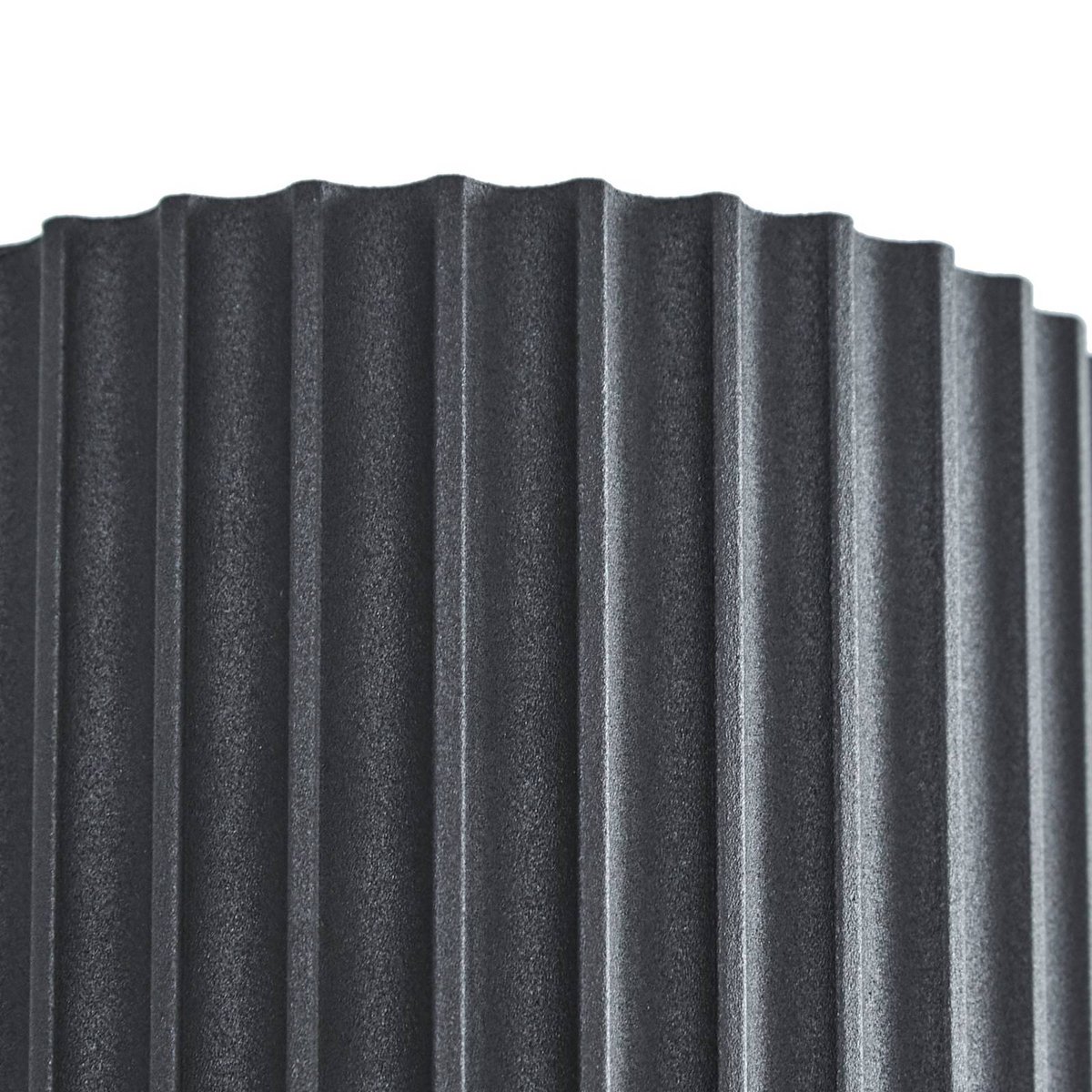 Applique extérieure en aluminium moderneLED noir, LINDBY