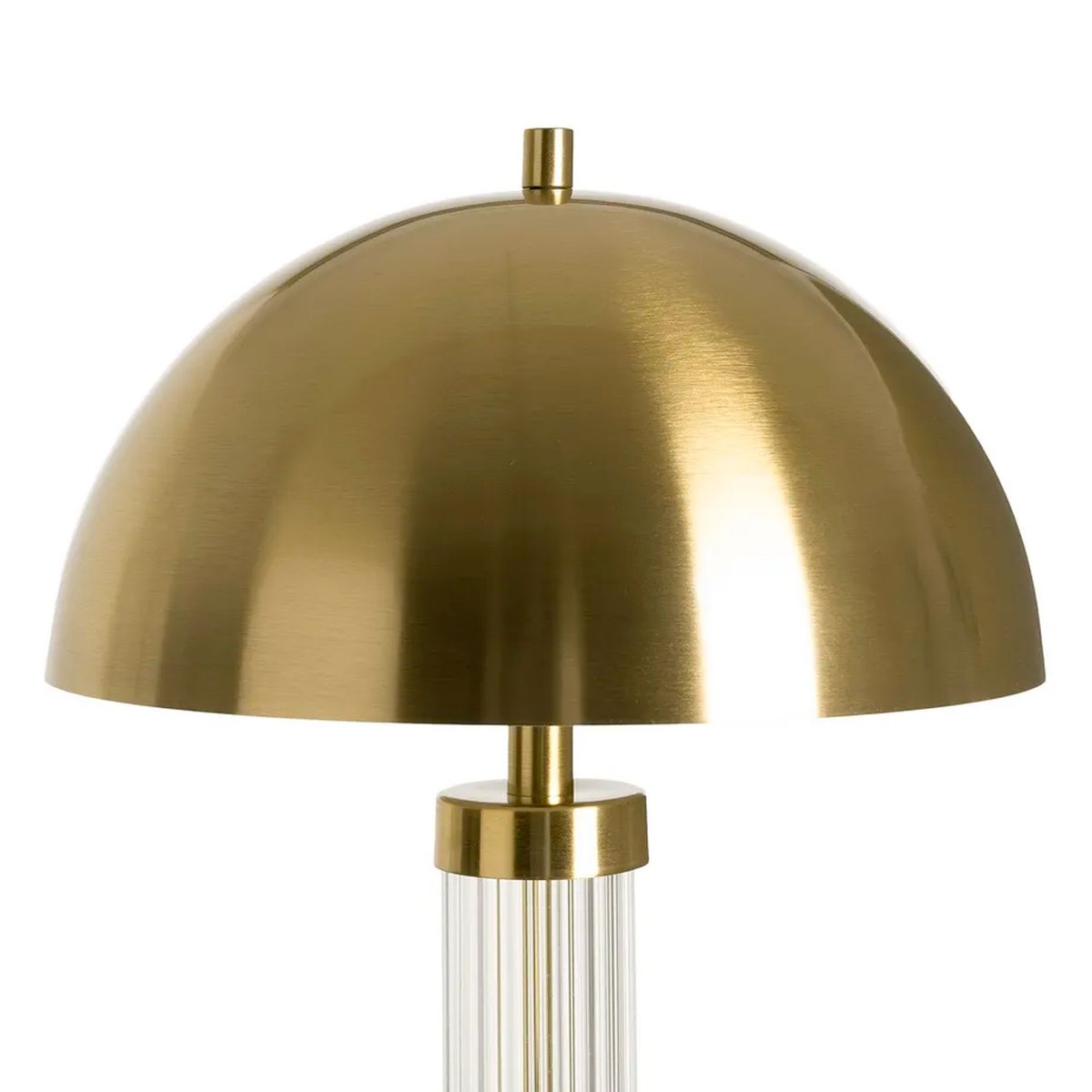 Lampe à poser métal doré et verre 30x30x53.5cm doré, WADIGA