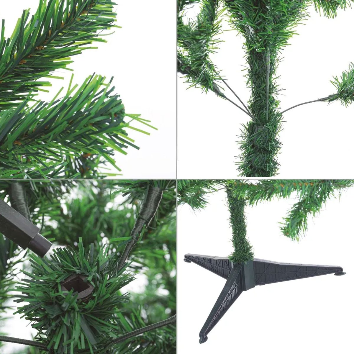 Sapin de Noël Synthétique - Hauteur 120cm vert, WADIGA
