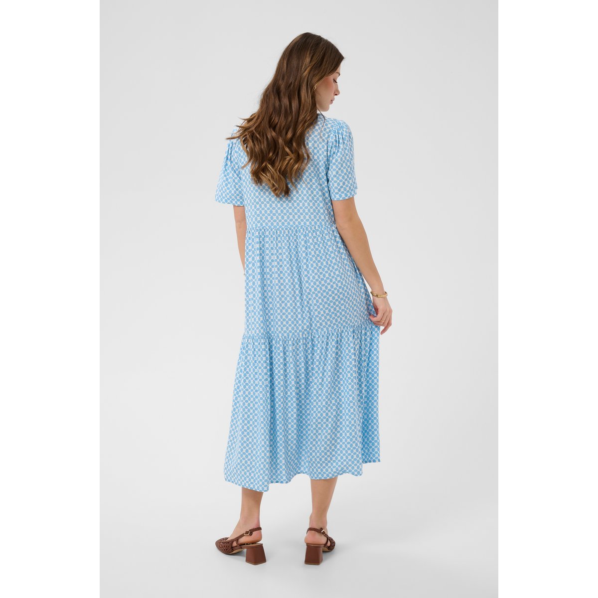 Robe bleu ethnic blue tile, CREAM