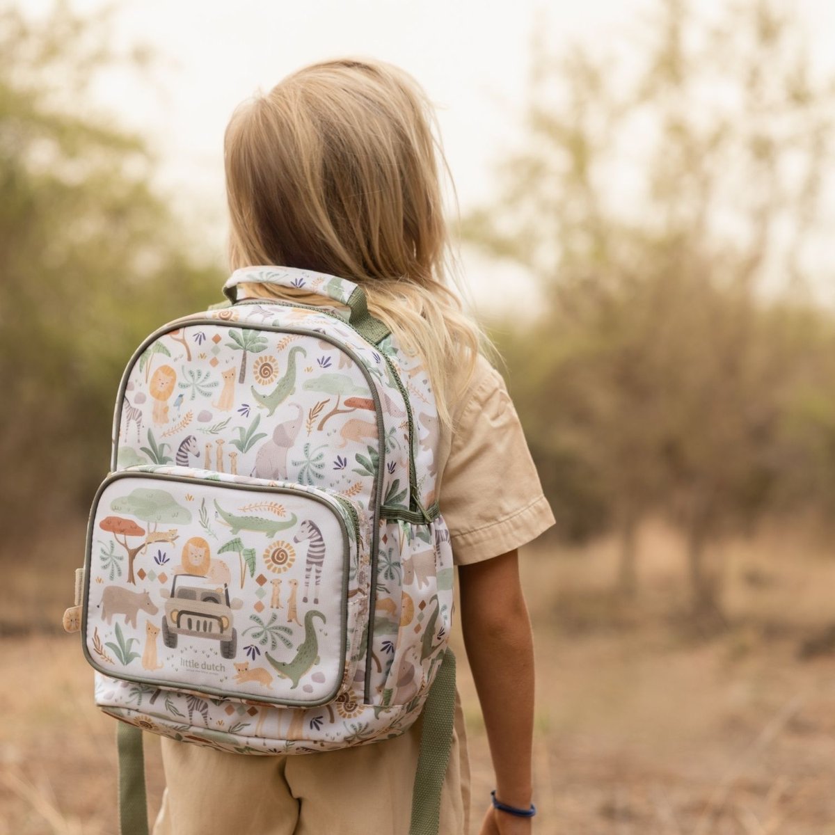 Sac à dos enfant multicolore, LITTLE DUTCH