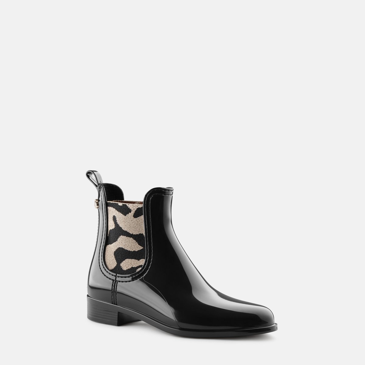 Bottines de pluie Chelsea ROMY noire, LEMON JELLY