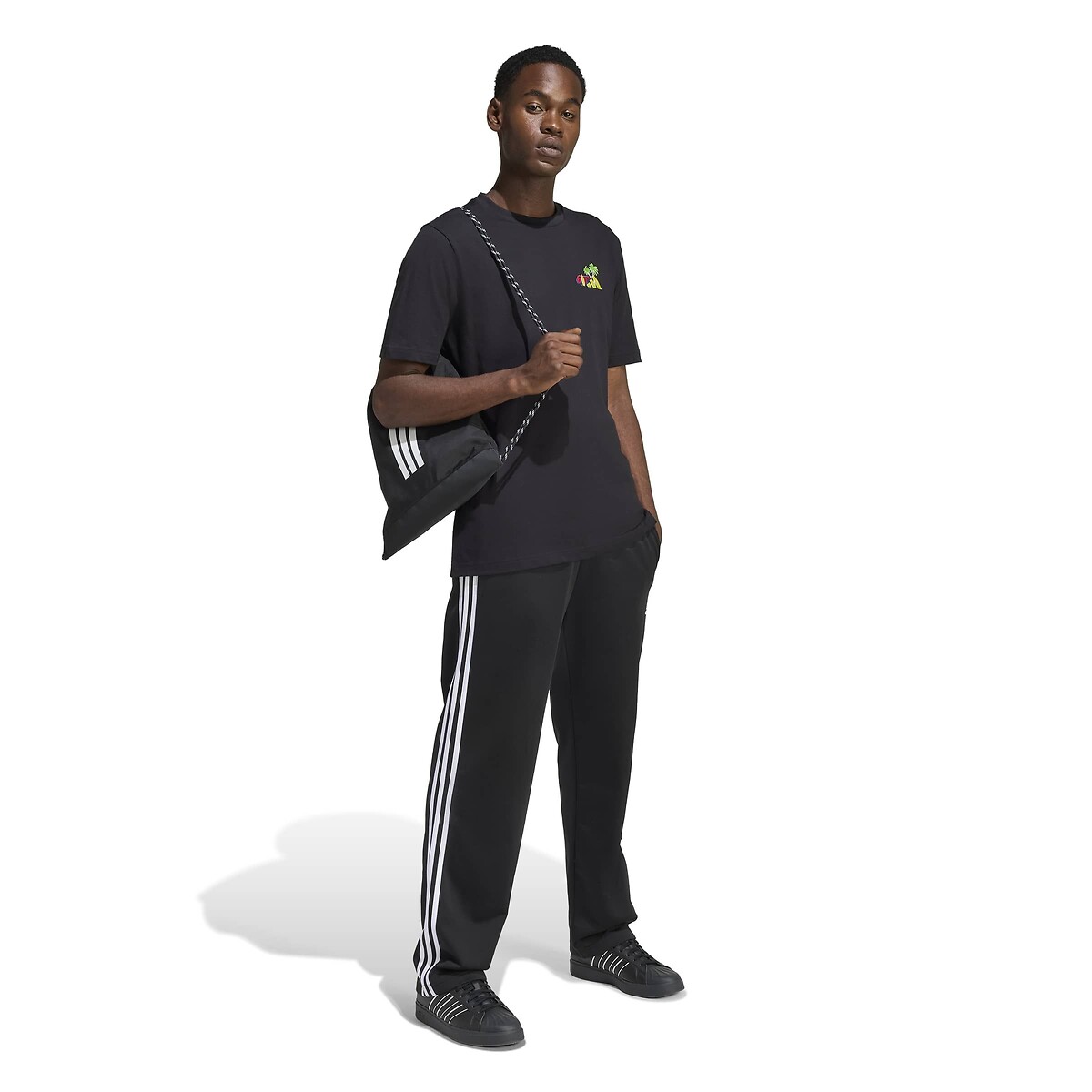 T-shirt manches courtes TABLE TEE noir, ADIDAS SPORTSWEAR