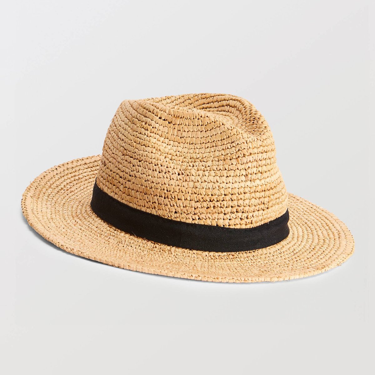 Chapeau forme panama naturel, MONOPRIX