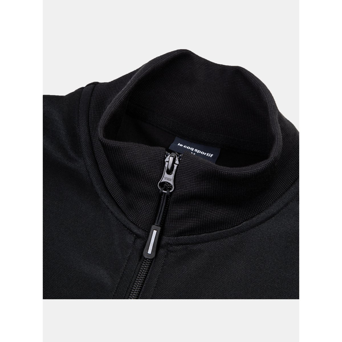 Sweat zippé Coq d'Argent noir, LE COQ SPORTIF