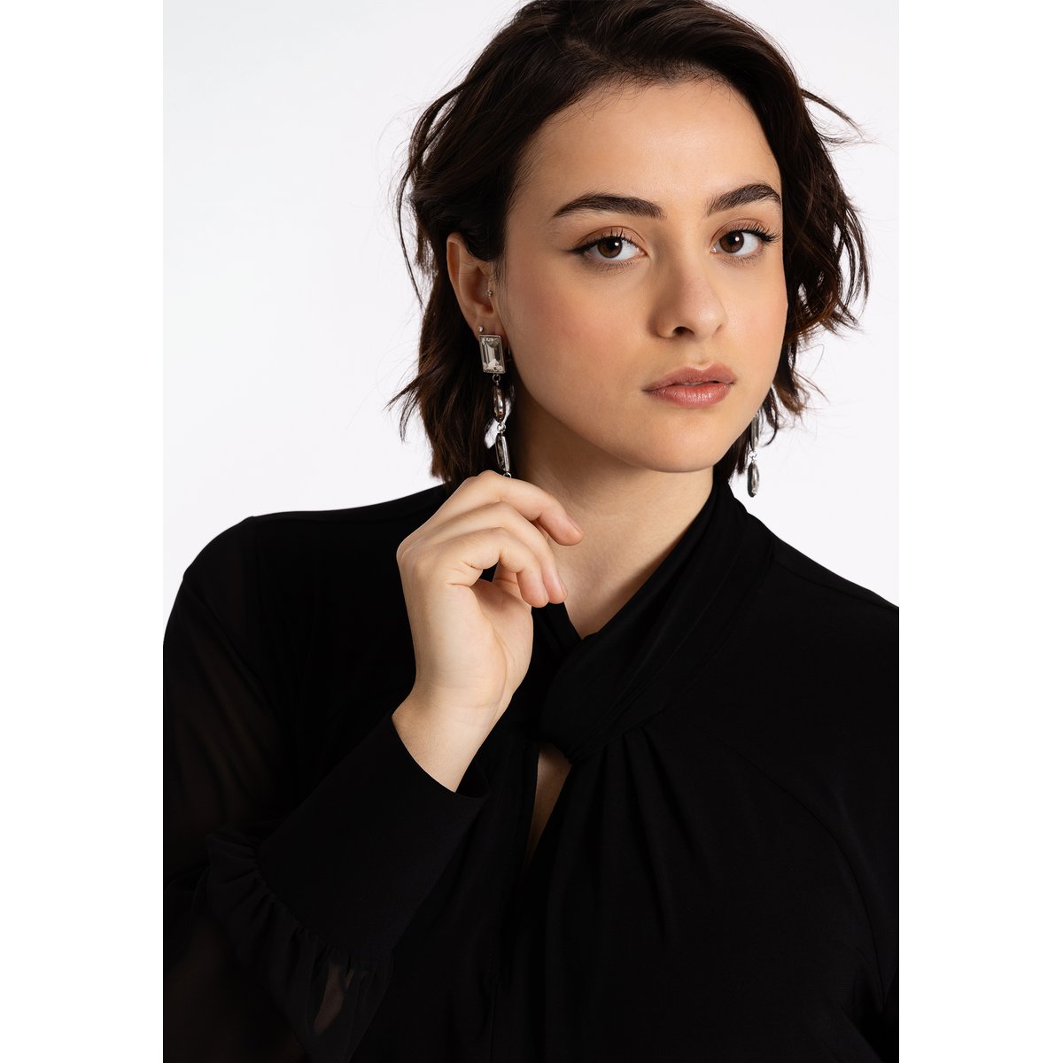 Robe coupe ample noir, YOEK