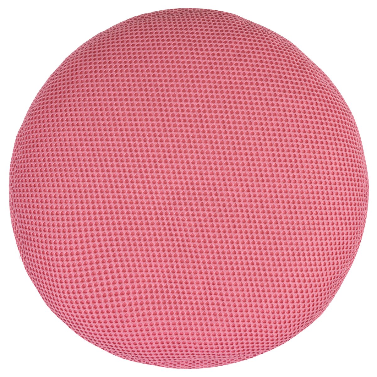 Pouf repose-pieds de gaming rond en mesh tech Oeko-Tex® - MILANO rose pastel, ICON