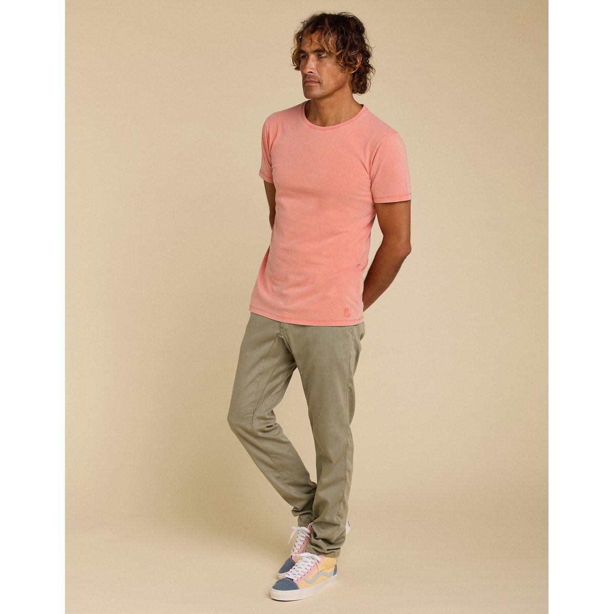 PANTALON CHINO CALY vert, PULLIN
