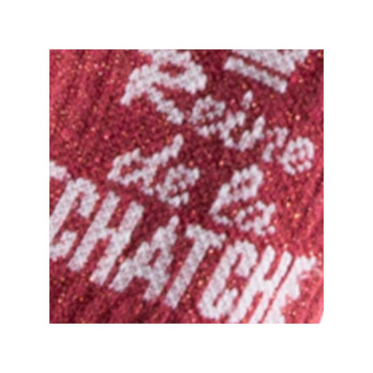 Socquettes Femme à paillettes avec inscription reine de la tchatche en coton rouille, KINDY