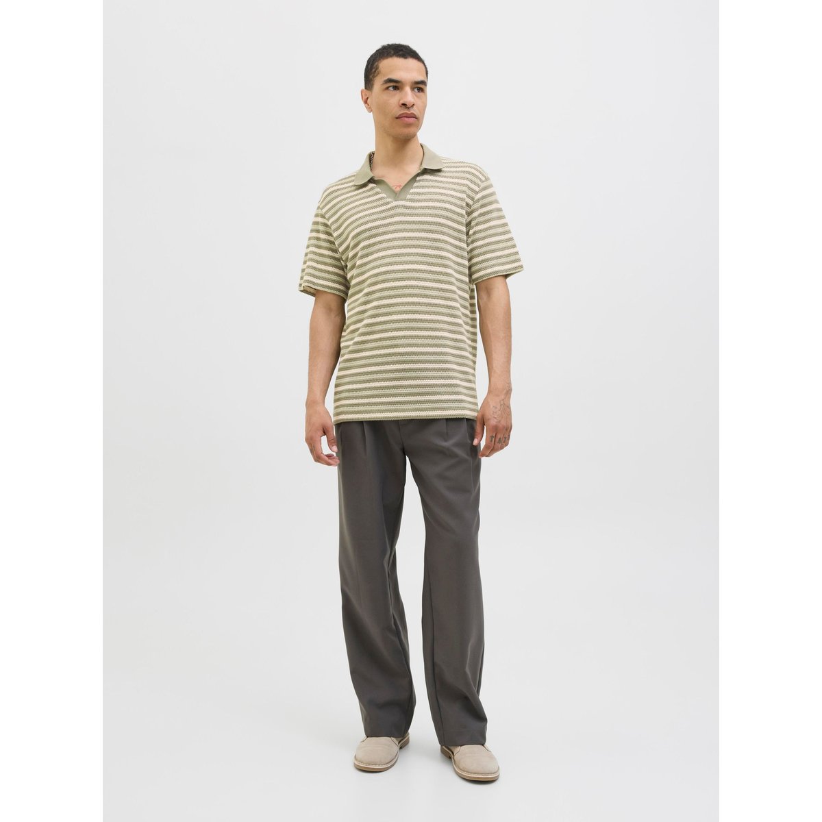 Polo verte - four leaf clover, JACK & JONES
