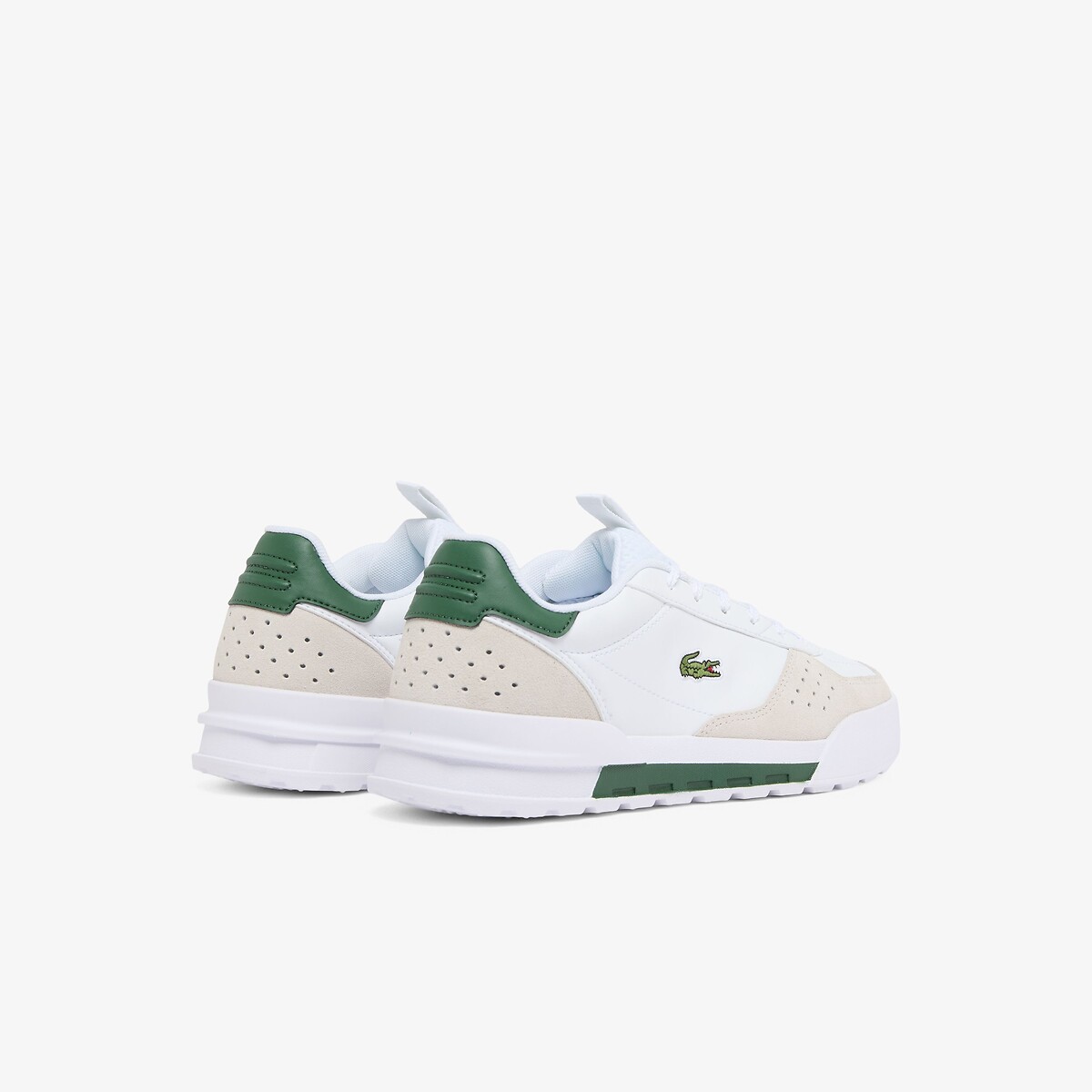 Niedrige Sneakers SLAM BREAK weiss/beige/grün, LACOSTE