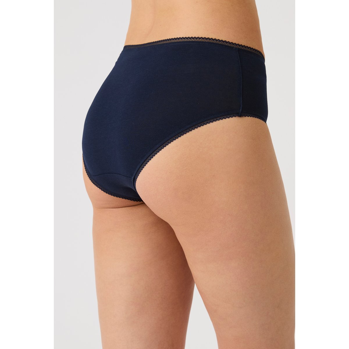 Culottes midi - Lot de 4 assortis bleu, DAMART