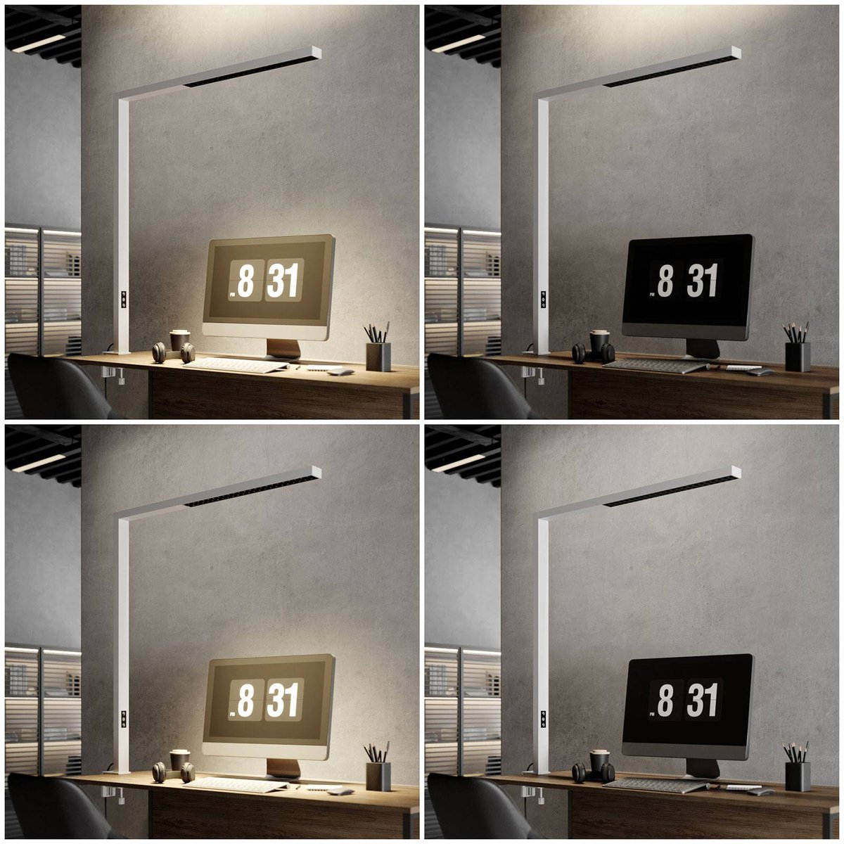 en aluminium moderneLED, Jolinda blanc (ral 9003), ARCCHIO