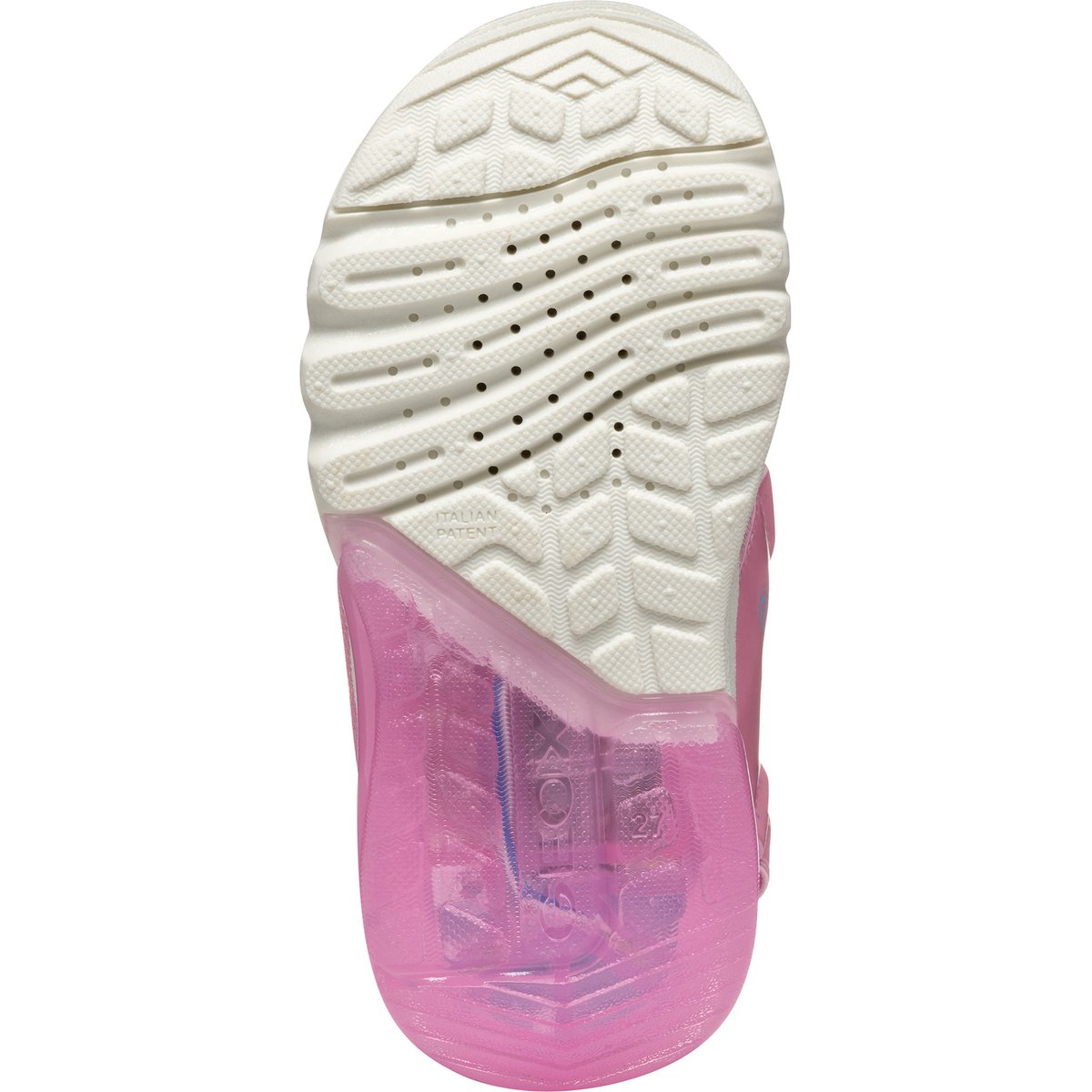 Baskets À Led J SANDAL CIBERDRON rose/bleu ciel clair, GEOX