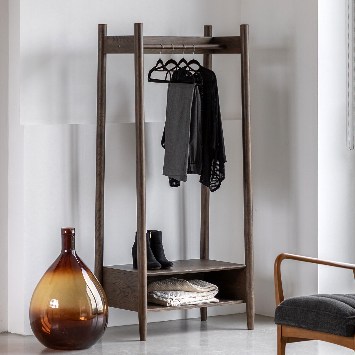 Hale Smoked Oak Open Wardrobe smoked oak, ÉDITÉ