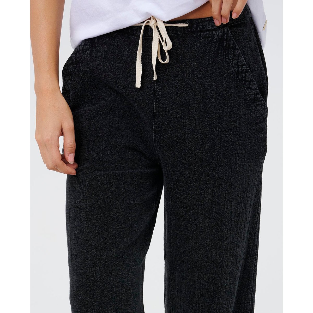 Pantalon large Classic SURF noir, RIP CURL