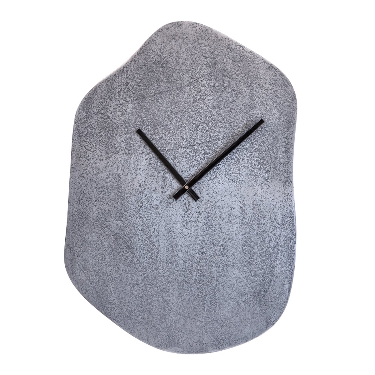 Horloge Organic argent 50 x 35 cm en métal - HORLOGE argent / métallique, TABLE PASSION
