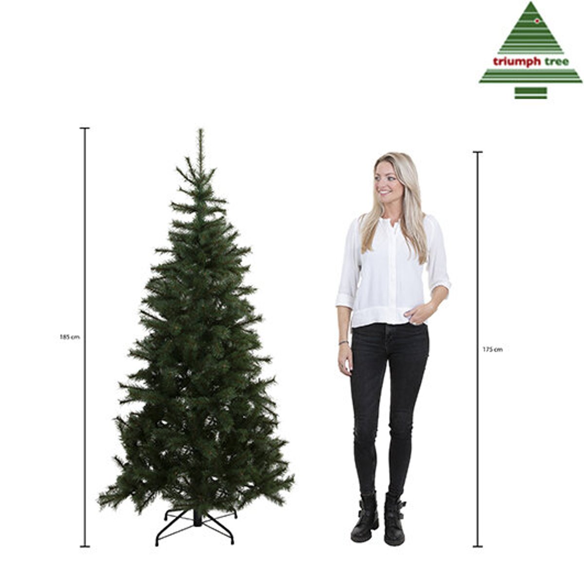 Sapin de Noël H185 cm FORRESTER vert, TRIUMPH TREE