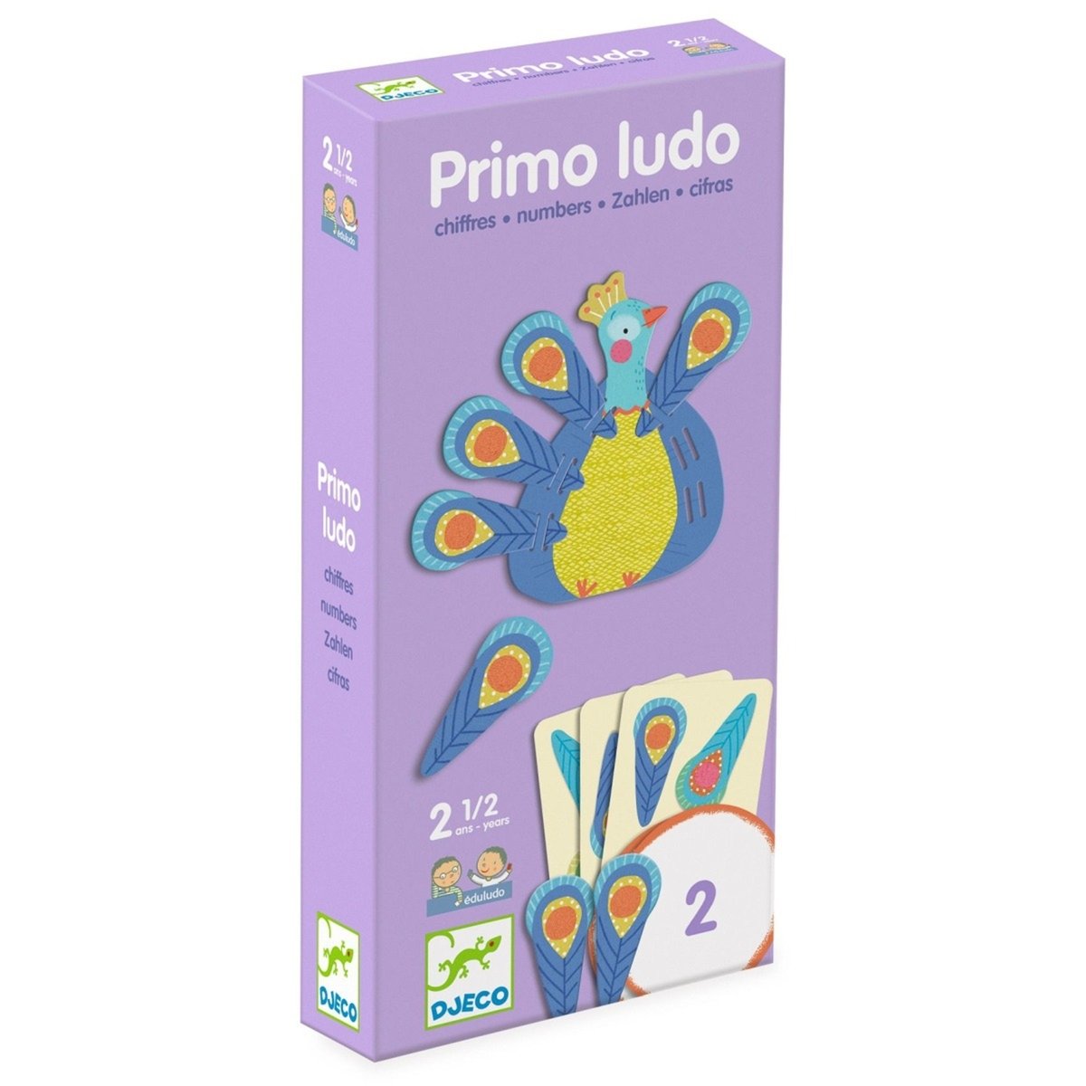 Primo Ludo Chiffres multicolore, DJECO
