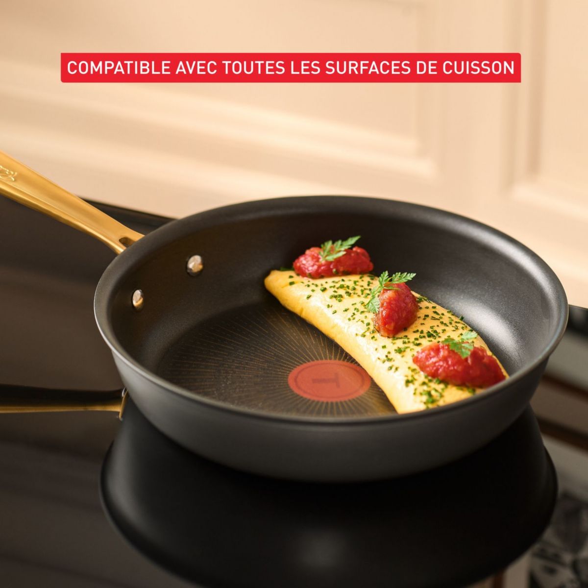 Poêle 20cm Bocuse Edition couleur unique, TEFAL