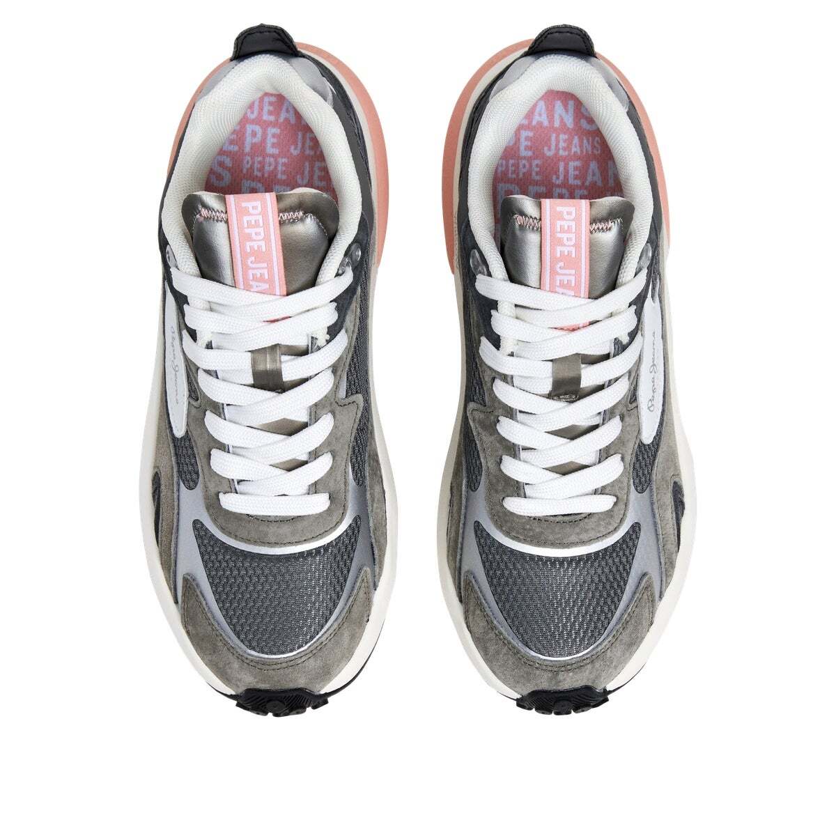 Winslow - Baskets Combinées gris ardoise, PEPE JEANS