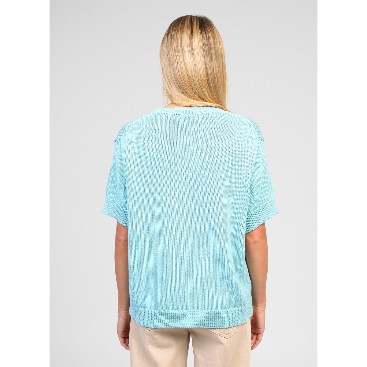 Pull LEVIORA turquoise, AN'GE