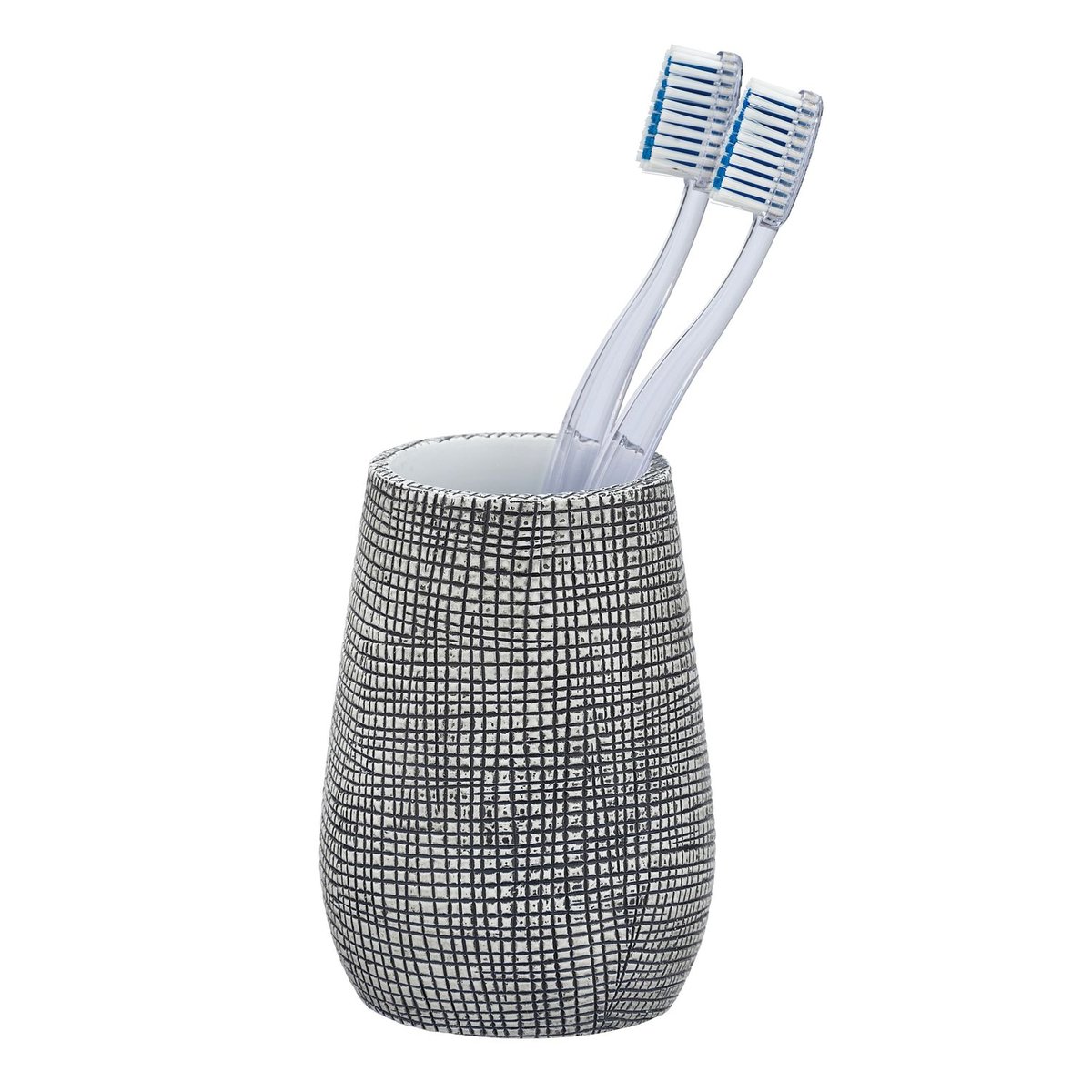 Gobelet de salle de bain design GILBA gris, WENKO