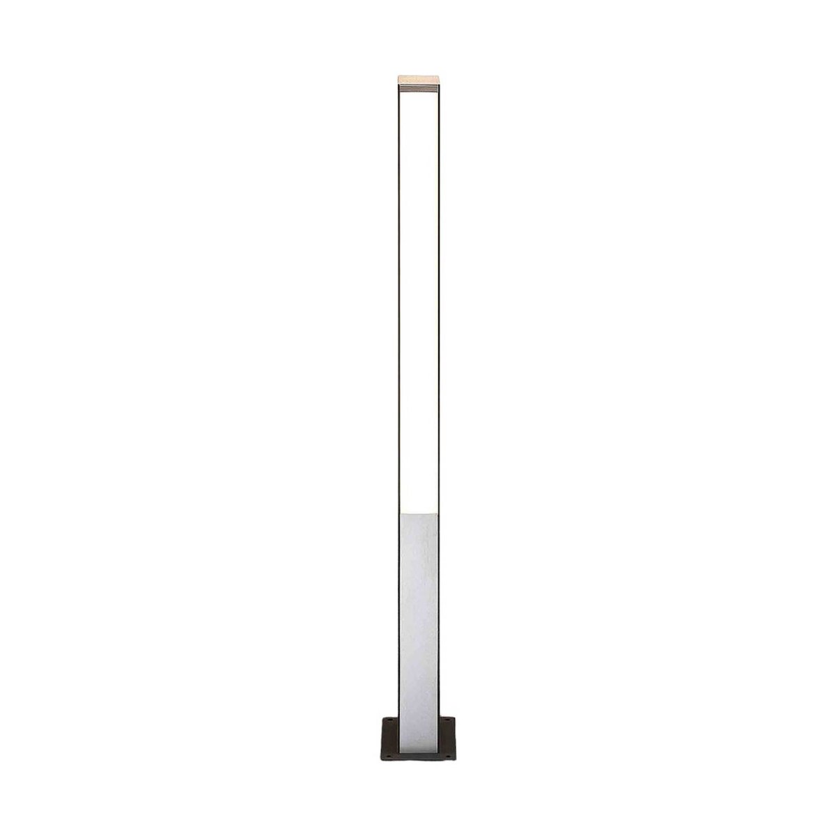 Luminaire extérieur en inox moderneLED anthracite, blanc, LUCANDE