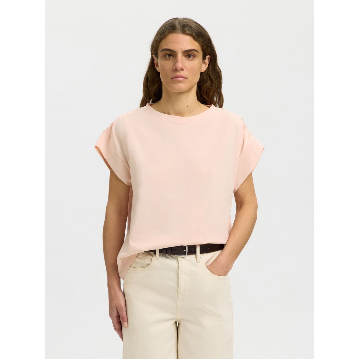 Ceinture En Cuir marron - delicioso, SELECTED