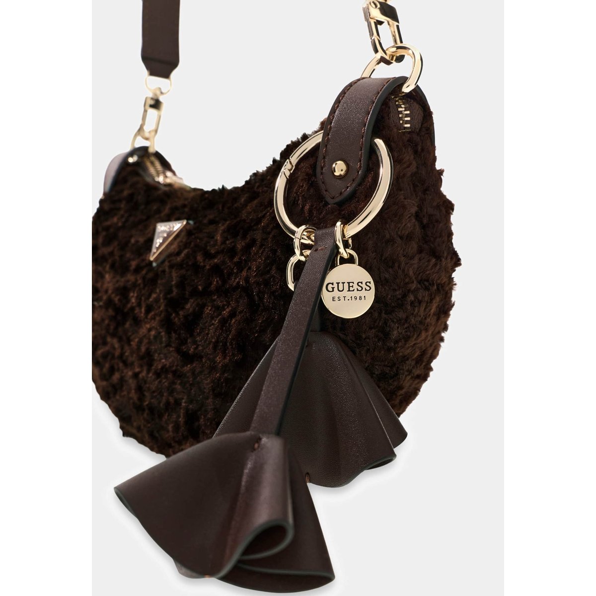 Sac À Épaule Katie marron, GUESS