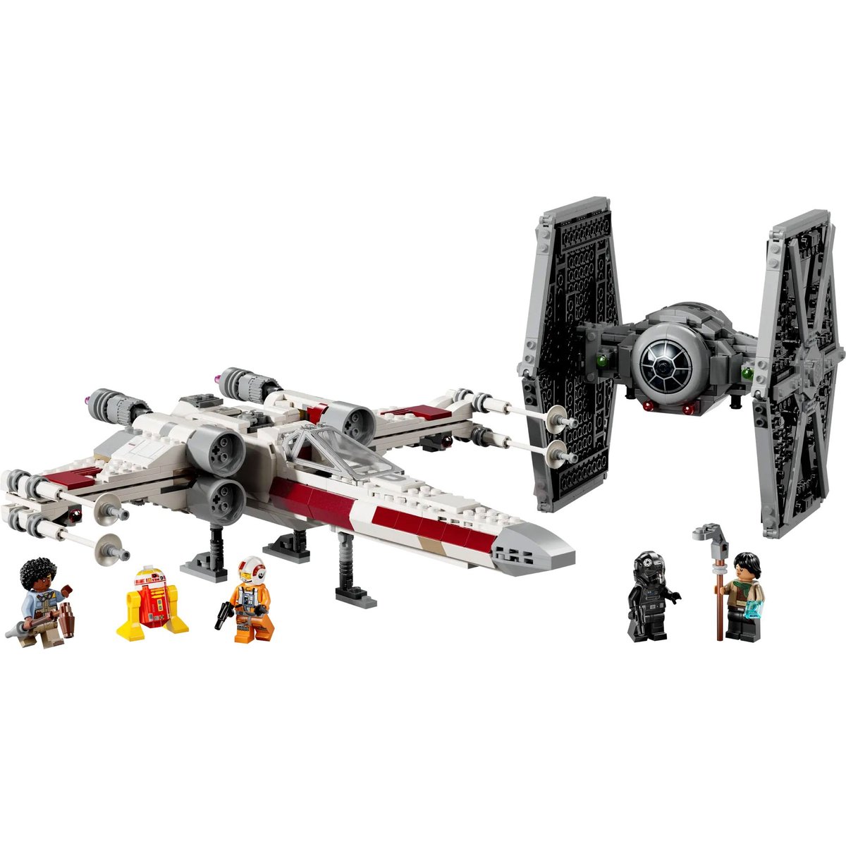 LEGO Star Wars : Set de construction TIE Fighter et X-Wing - 75393 multicolore, LEGO