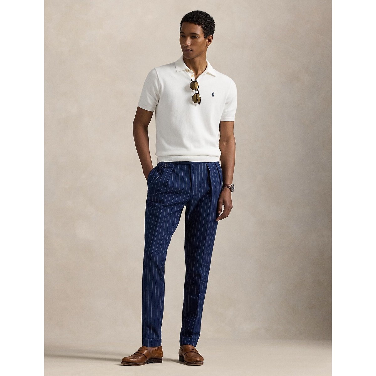 Polo in cotone bianco, POLO RALPH LAUREN