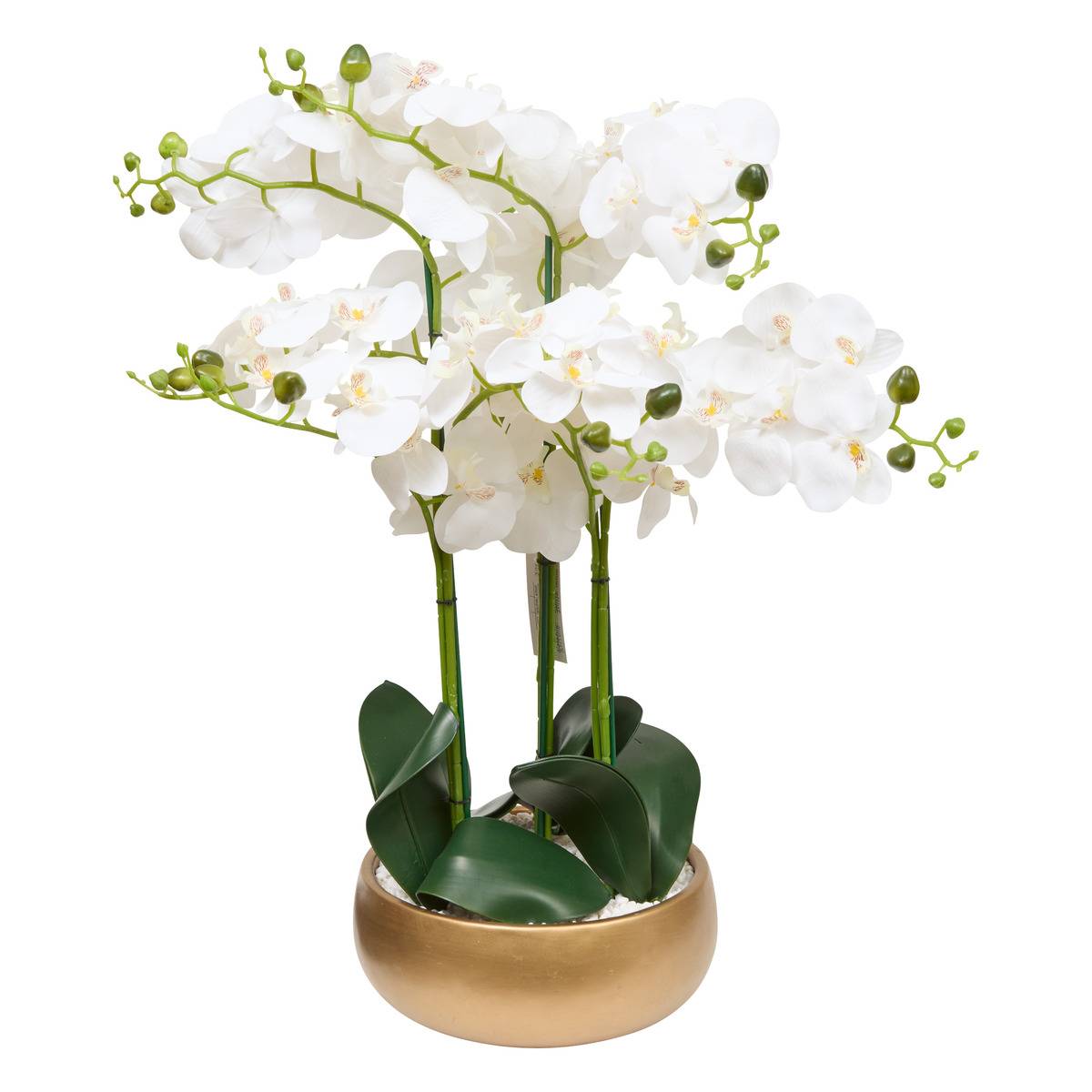 Fleur en pot SANAE doré, ATMOSPHERA