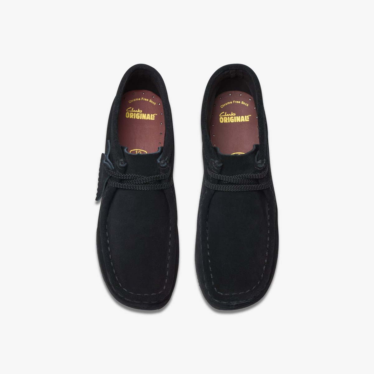 Boots Suède Coupe Large WALLABEE BOOT O noir, CLARKS