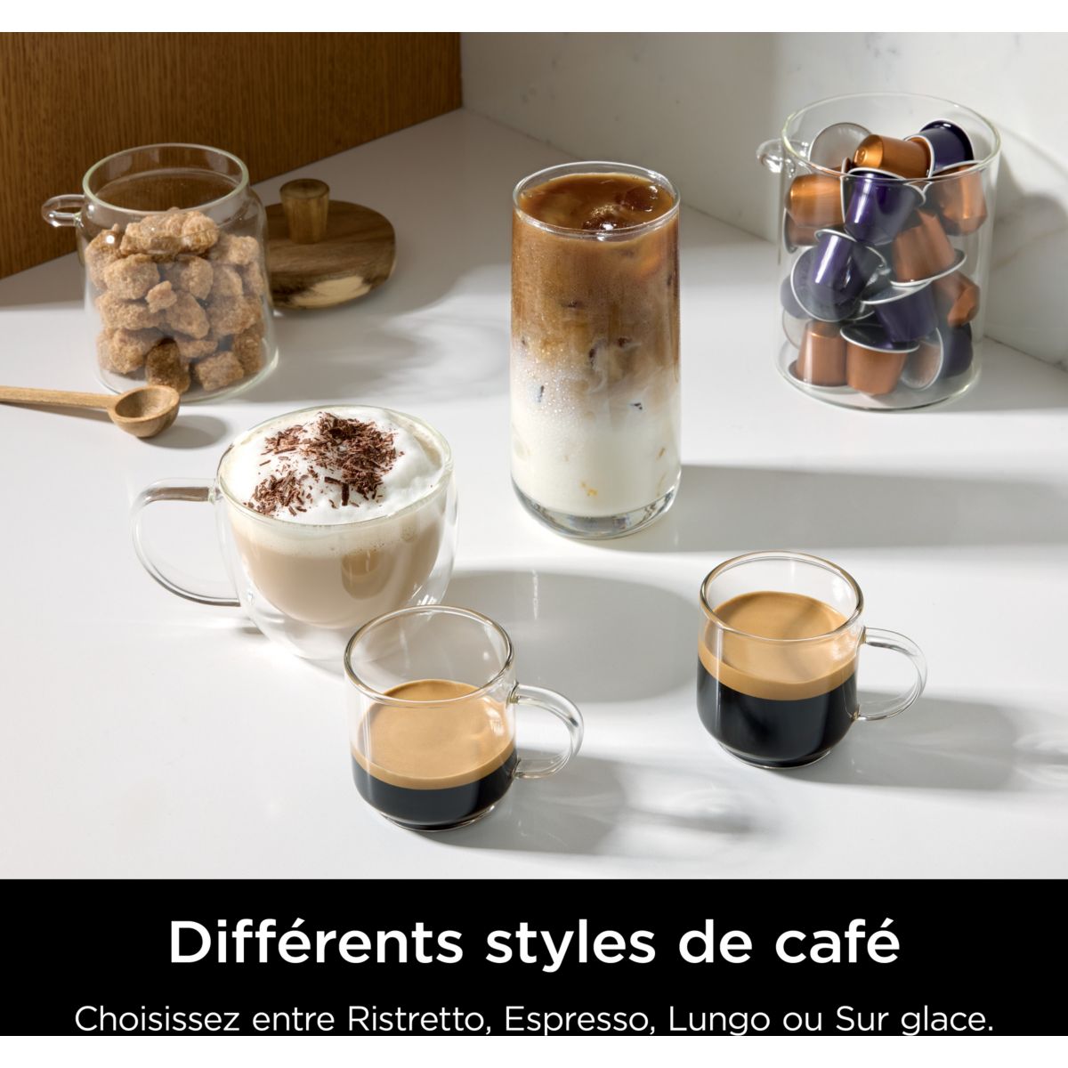 Cafetière filtre et capsules avec mousseur intégré CFN803EU couleur unique, NINJA