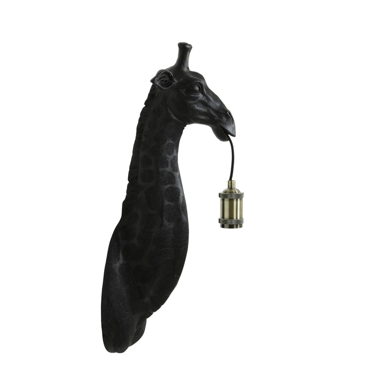 Lampe Murale Plastique GIRAFFE noir, LIGHT & LIVING