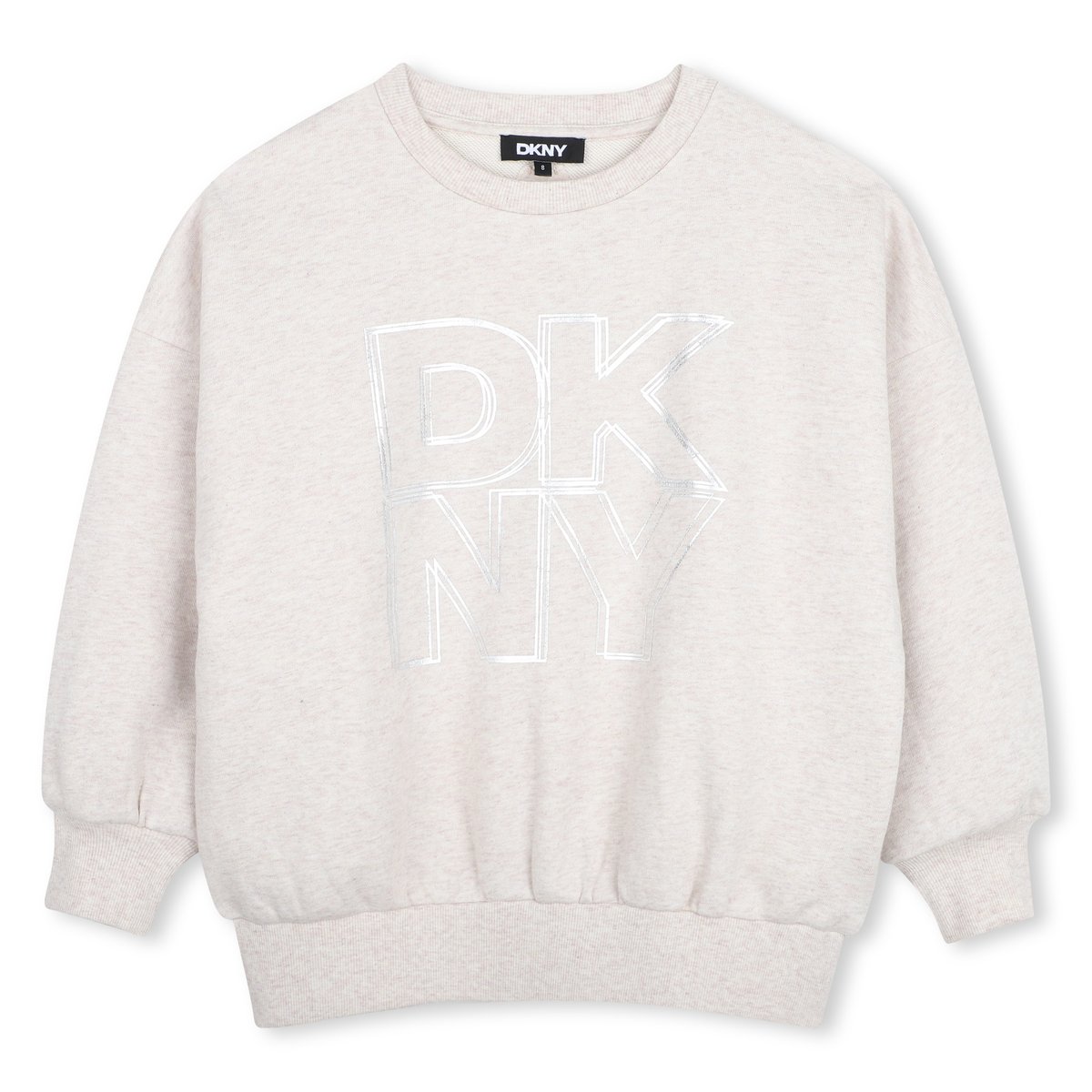 Sweat molletoné beige chine, DKNY