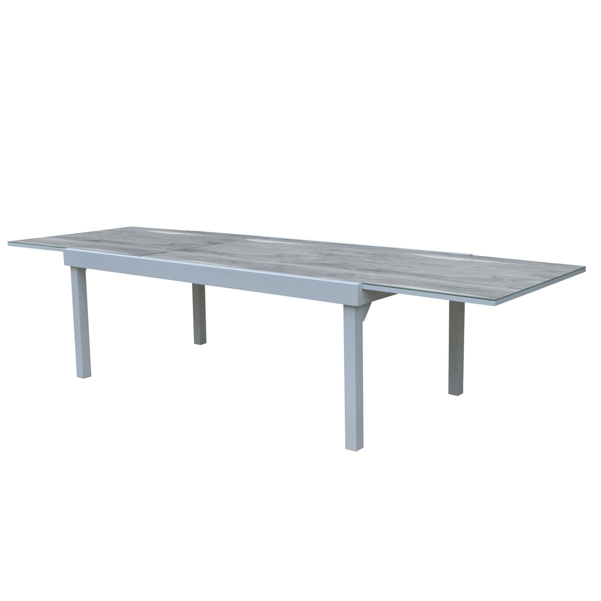 Ensemble en aluminium, 12 fauteuils MODULO blanc, WILSA GARDEN