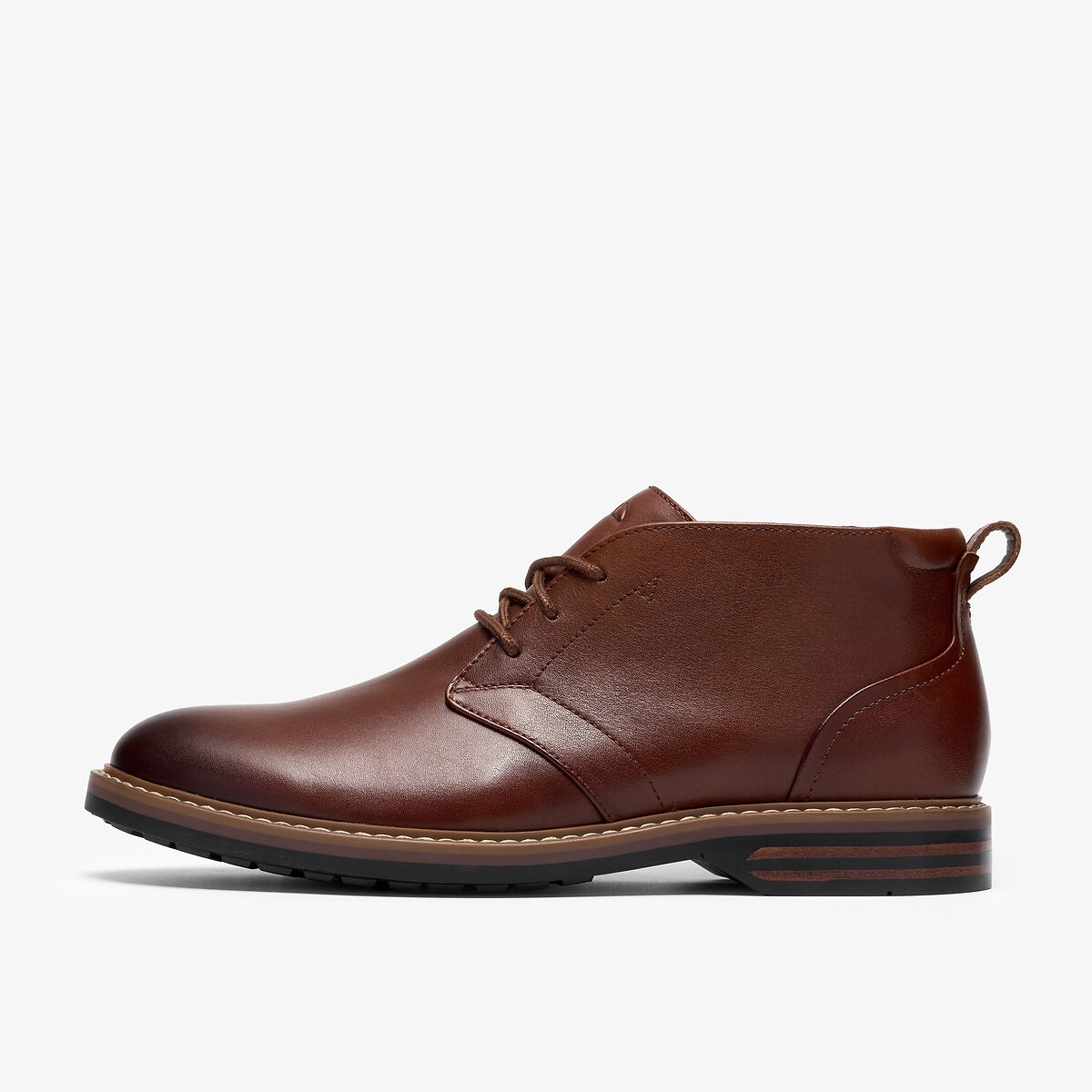 Aldwin2 Chukka lace-up mid leather ankle boots tan, CLARKS