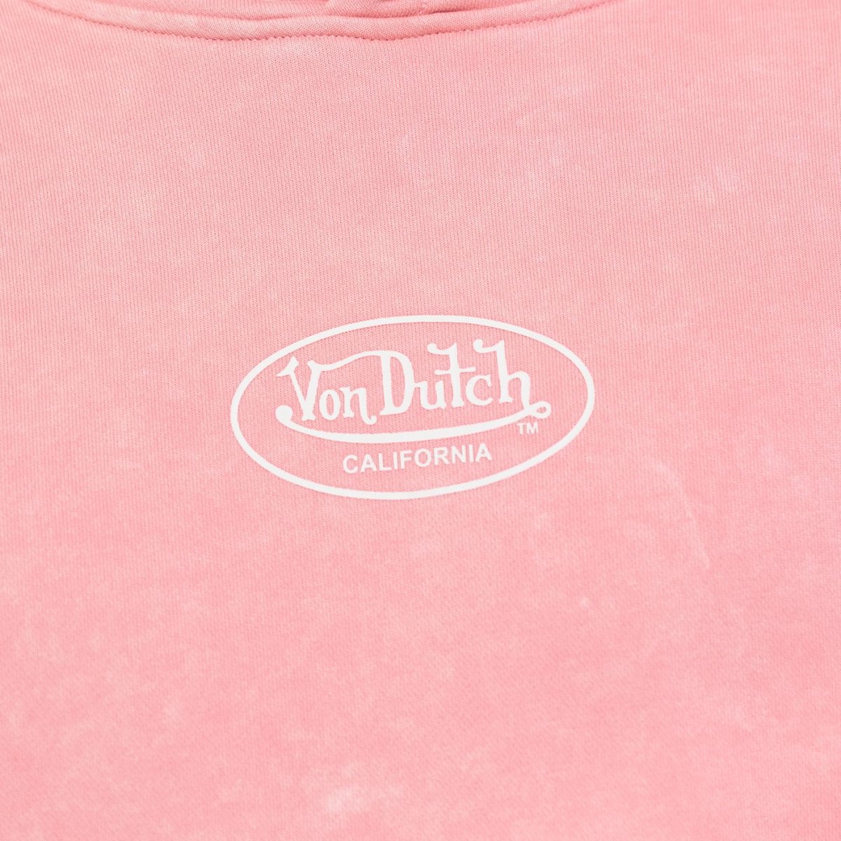 Hoodie coton MATTIA rose clair/blanc, VON DUTCH