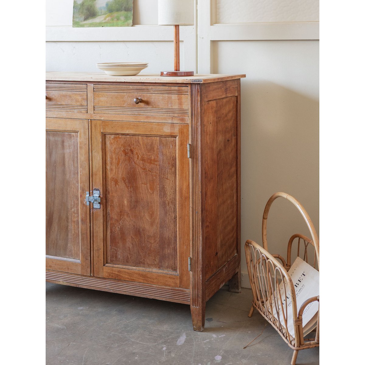 Buffet parisien en bois Gilbert N°1834 - Bon état bois clair, DEBONGOUT