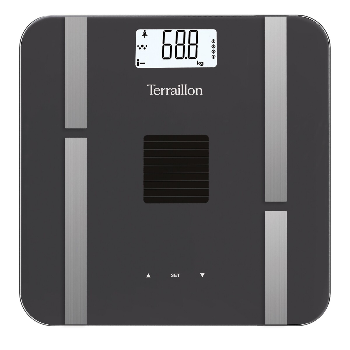 Personenwaage Sun Power Fit anthrazit, TERRAILLON