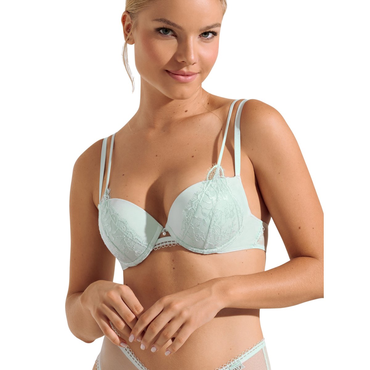 Soutien-gorge push-up Daydream vert, LISCA