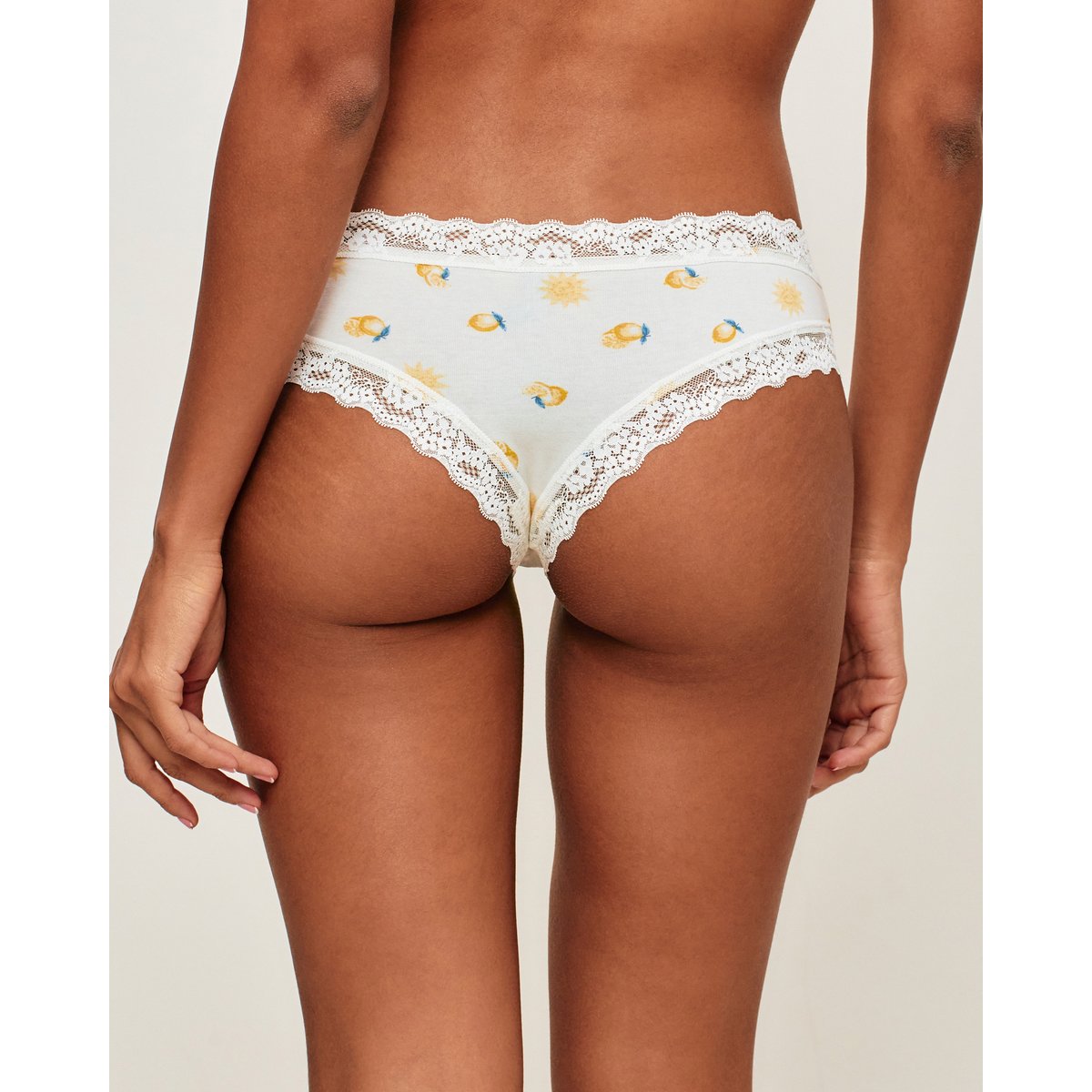 Cheeky en coton motifs citrons NEW SKINNY PRI ecru, UNDIZ