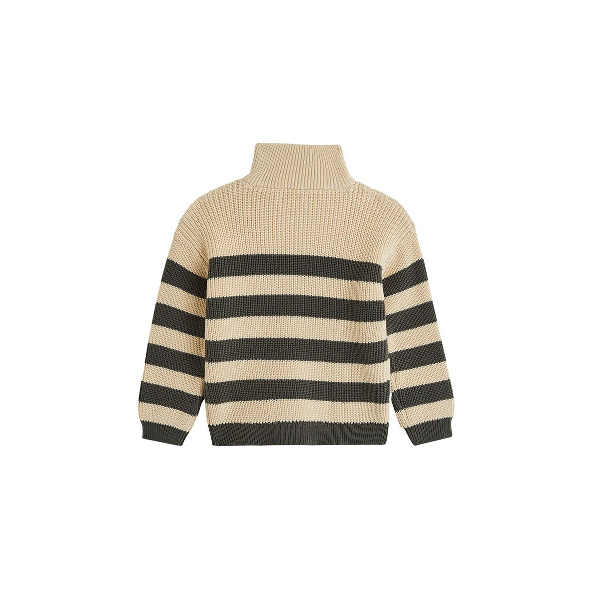 Pull enfant en tricot Ubatuba vert, PETIT BEGUIN